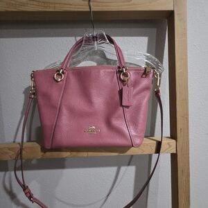 Coach Pink Leather Women's Bag